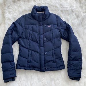 Hollister | Blue Puffer Jacket